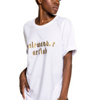 T-SHIRT "GOLD&WHITE"