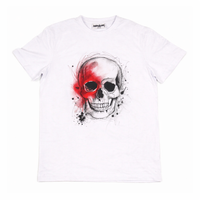 T-SHIRT "NEON SKULL" ORANGE